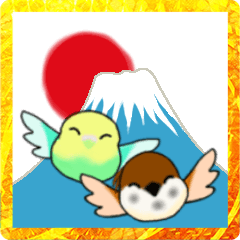 [LINEスタンプ] じゃっくとなっしゅ・ふゆだよ！新年だよ！