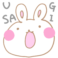 [LINEスタンプ] 殴り描きUSAGI