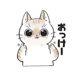 [LINEスタンプ] 色んな柄のねこちゃんたち