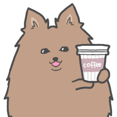 [LINEスタンプ] 毛が豊かな犬 ＊日常＊シンプル＊