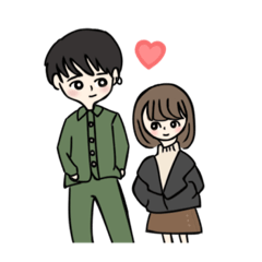 [LINEスタンプ] ふたりの毎日´ω`