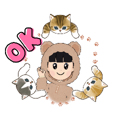 [LINEスタンプ] くまさんもこもこ