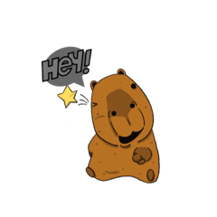 [LINEスタンプ] 親切なカピーさん