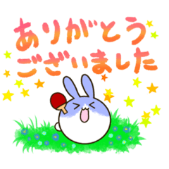 [LINEスタンプ] ピンポンうさぎちゃん②