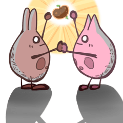 [LINEスタンプ] ニャタウサタの非日常の暮らし