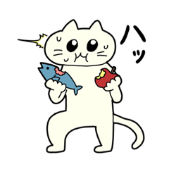 [LINEスタンプ] がんばりねこ