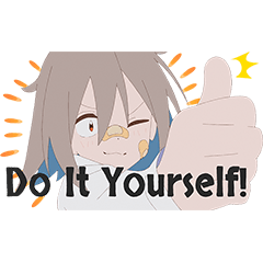 [LINEスタンプ] Do It Yourself！！