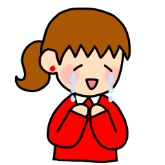 [LINEスタンプ] ポニーテールの女性