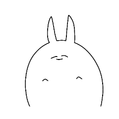 [LINEスタンプ] バケモンチャンうさぎどし