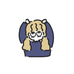 [LINEスタンプ] Knit girls ♡