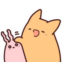 [LINEスタンプ] うさぎとわんこがもふもふしてるだけ。②