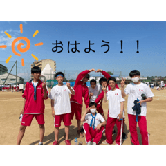[LINEスタンプ] 伯太高校の愉快な仲間たち