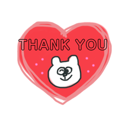 [LINEスタンプ] ハートいっぱいのあにまるすたんぷ