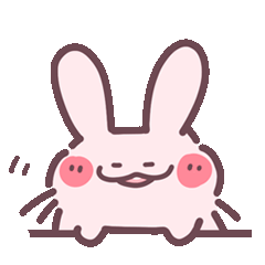 [LINEスタンプ] あまえんぼ うさぎちゃん ポー