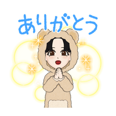 [LINEスタンプ] コスプレみかんちゃん