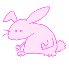 [LINEスタンプ] 脱力兎