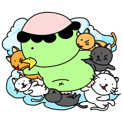 [LINEスタンプ] 太鼓カッパ