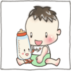 [LINEスタンプ] 【修正版】哺乳瓶のびん君2