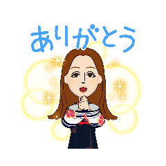 [LINEスタンプ] 大和撫子さん