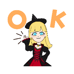 [LINEスタンプ] 魔女っこリリアちゃんスタンプ