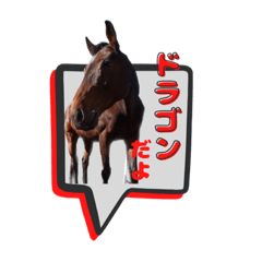 [LINEスタンプ] 某センター馬スタンプ③