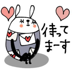 [LINEスタンプ] mottoのたまごうさぎ♡気持ち伝える2