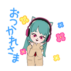 [LINEスタンプ] ヒップホップ猫のミントちゃん