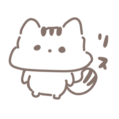 [LINEスタンプ] りすきゃらぁ