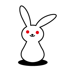 [LINEスタンプ] 風月フーズの雪うさぎちゃんスタンプ