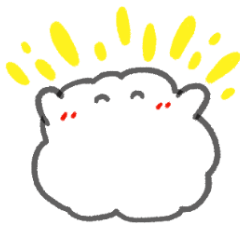 [LINEスタンプ] ふわふわのわたげ