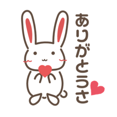 [LINEスタンプ] 4秒でつくったうさたん