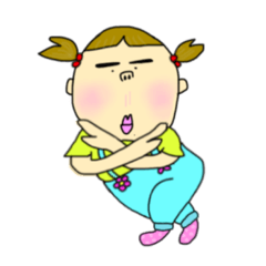 [LINEスタンプ] ワタシとユカイな仲間たち