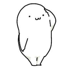 [LINEスタンプ] しろたまごくん