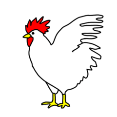 [LINEスタンプ] 【鶏肉の部位】焼き鳥/トリ/コケコッコー