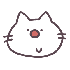 [LINEスタンプ] 赤鼻ねこ-寄り添い-