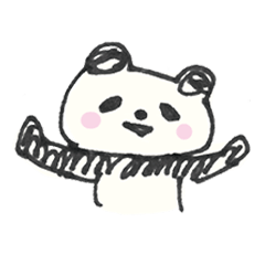 [LINEスタンプ] ノーベルパンダ