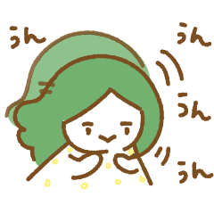 [LINEスタンプ] ほっこり敬語のおまめちゃん