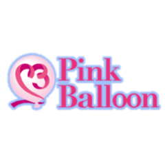 [LINEスタンプ] ピンクバルーンBlue