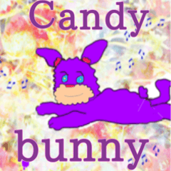 [LINEスタンプ] Candy bunnyの日常英語3の画像（メイン）