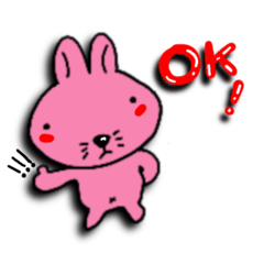 [LINEスタンプ] 可愛いうさぎ"うさお"。と言います