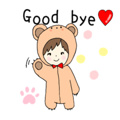 [LINEスタンプ] 着ぐるみきぃちゃん