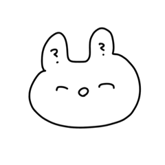 [LINEスタンプ] 多分うさぎ。