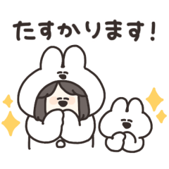 [LINEスタンプ] うさちゃん推しの子 その3