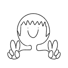 [LINEスタンプ] 2人の友達