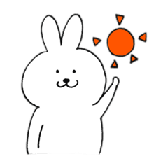 [LINEスタンプ] うさぎのうささん*.