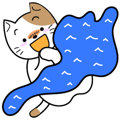 [LINEスタンプ] またたび 滋賀県