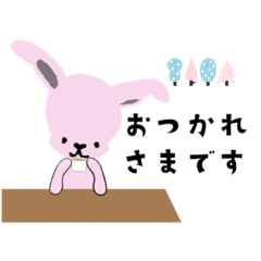 [LINEスタンプ] ウサギのまいにちスタンプ