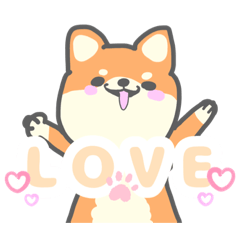 [LINEスタンプ] 柴犬さん。のスタンプ。