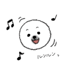 [LINEスタンプ] かわいい犬のごまちゃん♡【日常スタンプ】