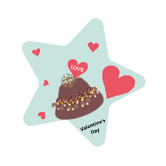 [LINEスタンプ] お洒落にバレンタインデー
